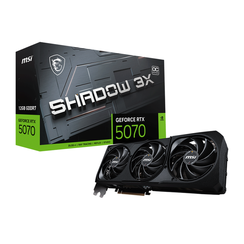 微星 SHADOW RTX 5070 12G 3X OC