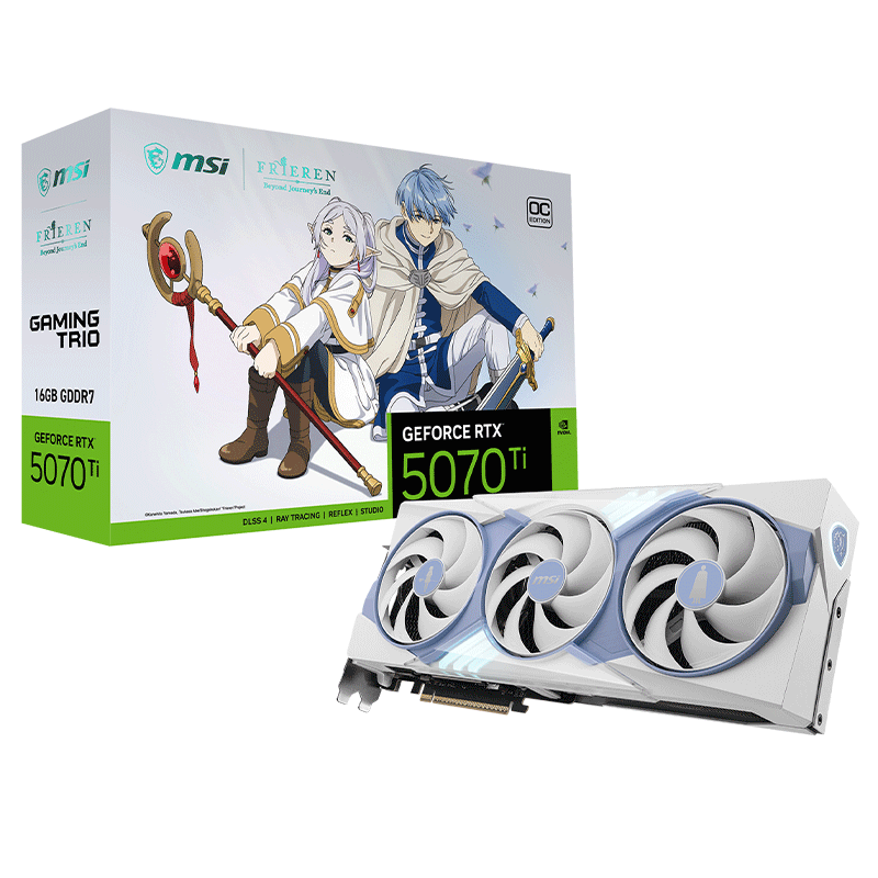 微星 GAMING TRIO RTX 5070 Ti 16G FRIEREN EDITION OC