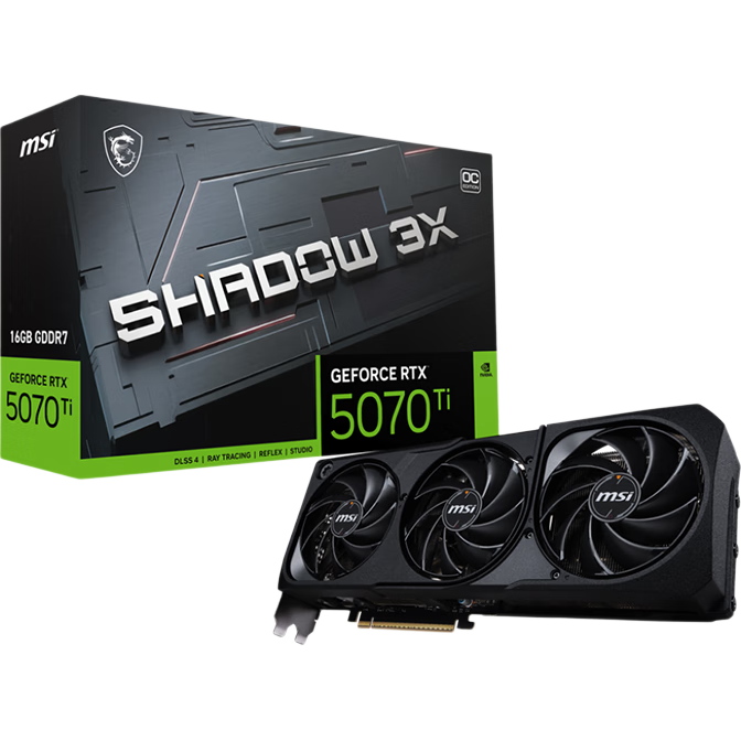 微星 SHADOW RTX 5070 Ti 16G 3X OC