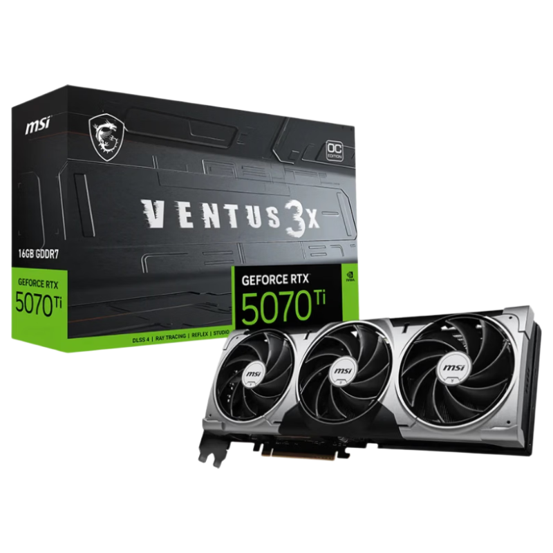微星 VENTUS RTX 5070 Ti 16G 3X OC
