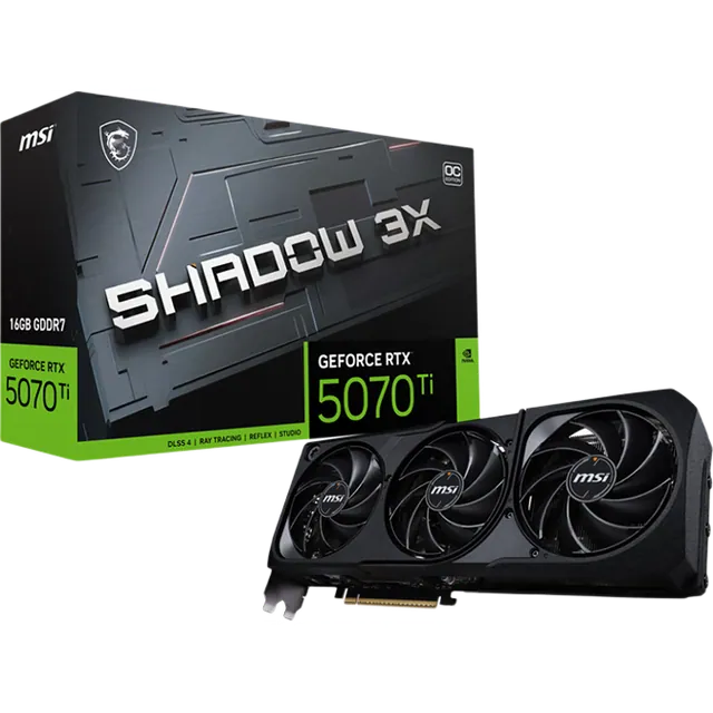 微星 SHADOW RTX 5070 Ti 16G 3X OC