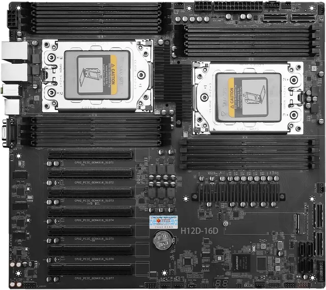 华南金牌 H12D 8D EPYC7002 AI BMC IPMI2.0 H12D 16D BMC