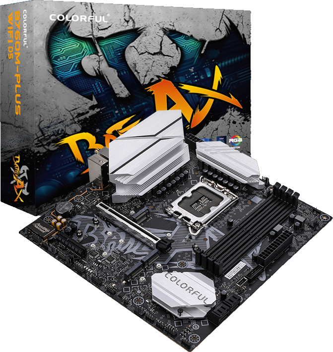 七彩虹 BATTLE-AX B760M-PLUS WIFI D5 V20 黑刃DDR5