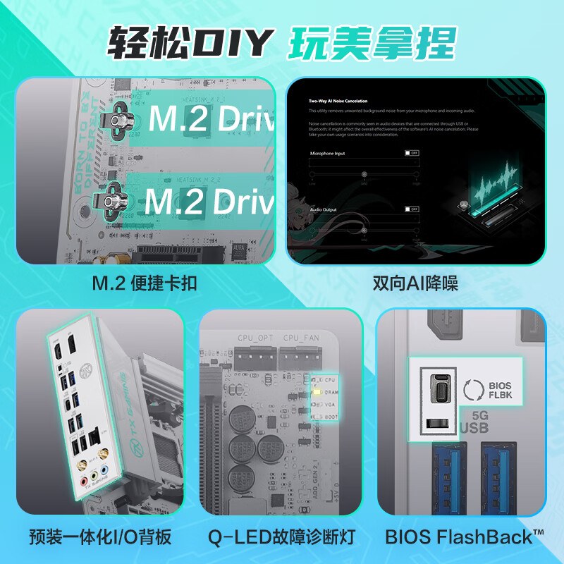 华硕 TX GAMING B650EM WIFI W 天选 图 6