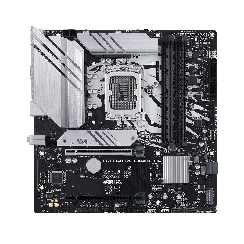 华硕 圣旗B760M-PRO GAMING D4 图 3