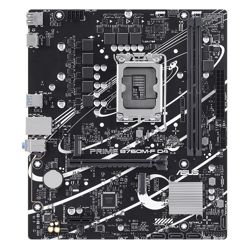 华硕 PRIME B760M-F D4 图 2