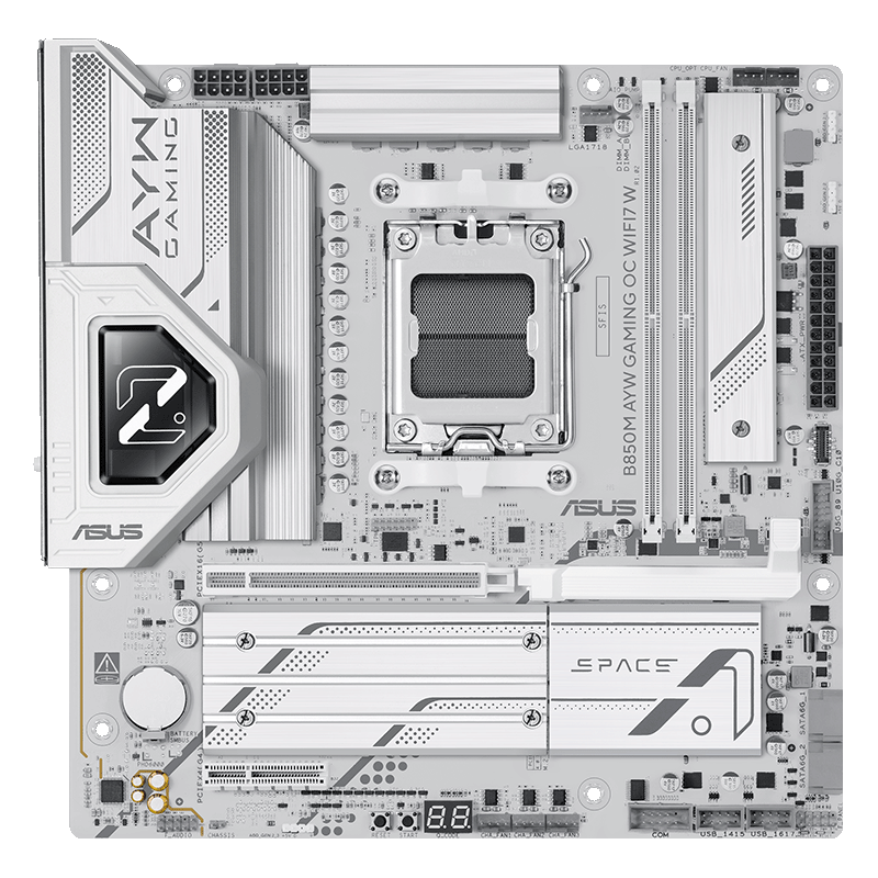 华硕 B850M AYW GAMING OC WIFI7 W 哎呦喂 图 7