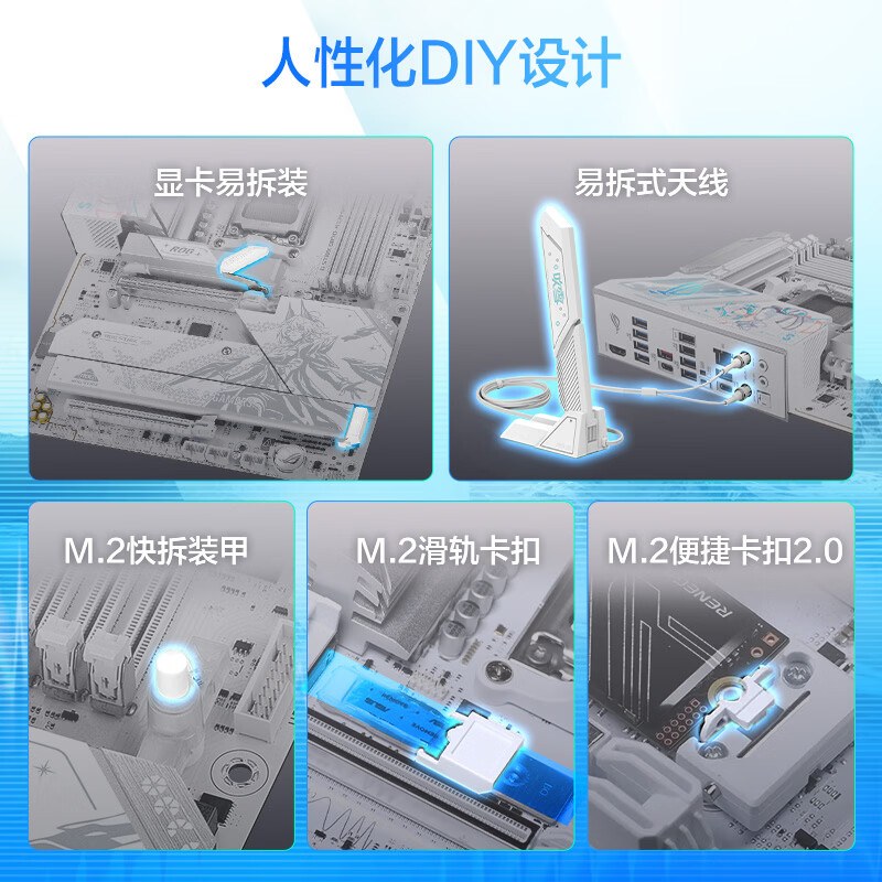 华硕 ROG STRIX B850-A GAMING WIFI7 S NEO吹雪 图 7