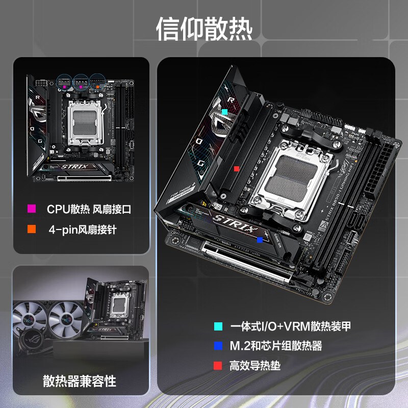 华硕 ROG STRIX B850-I GAMING WIFI 迷你 图 4