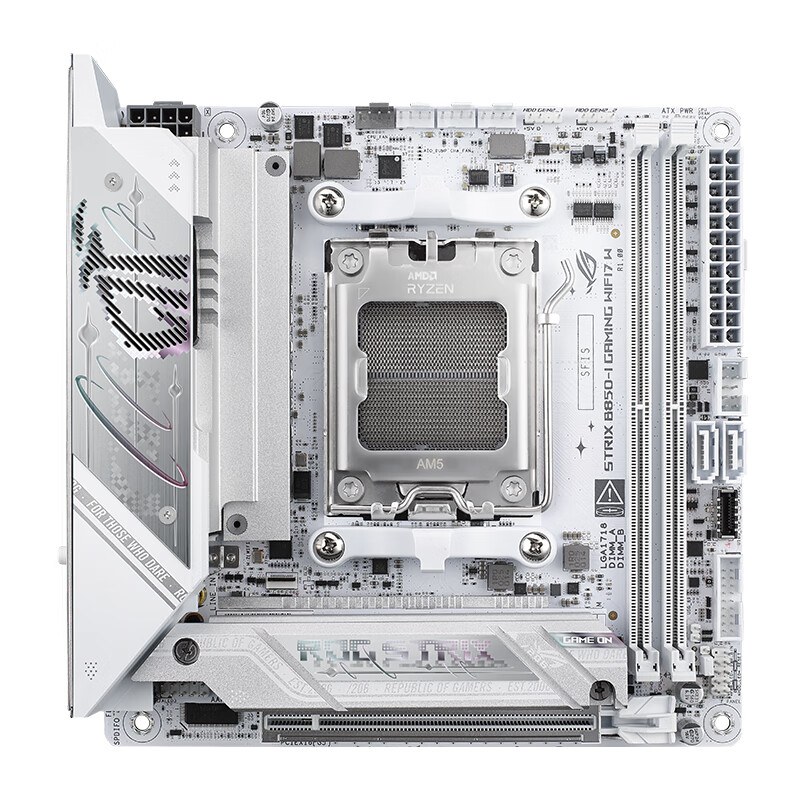 华硕 ROG STRIX B850-I GAMING WIFI7 W玩家国度吹雪ITX 图 8
