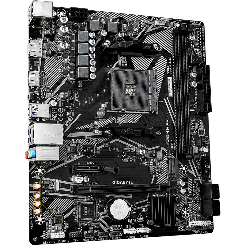 技嘉 A520M H ARGB DDR4 图 3