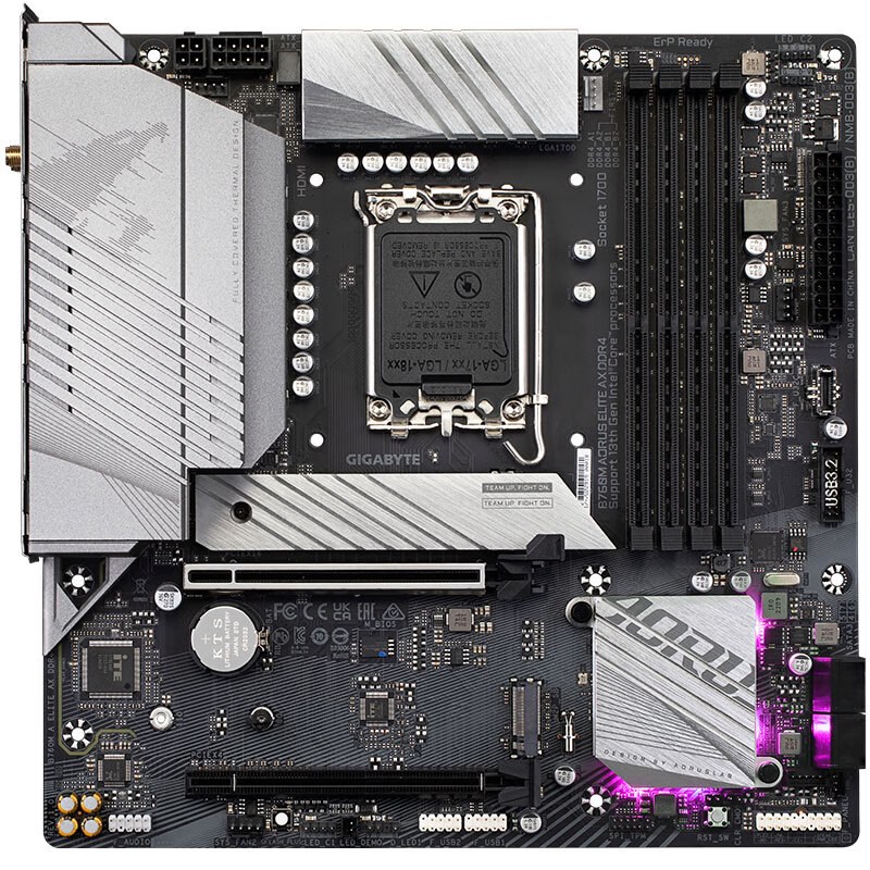 技嘉 小雕WIFI6 B760M AORUS ELITE AX D4 图 6