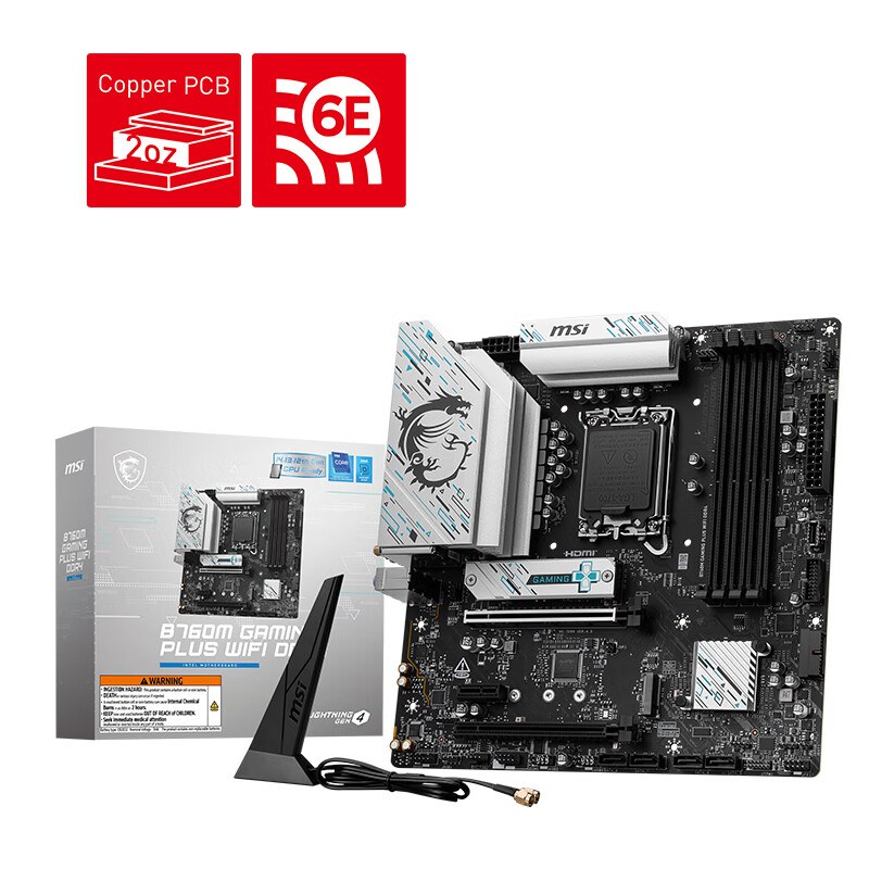 微星 B760M GAMING PLUS WIFI DDR4 图 3