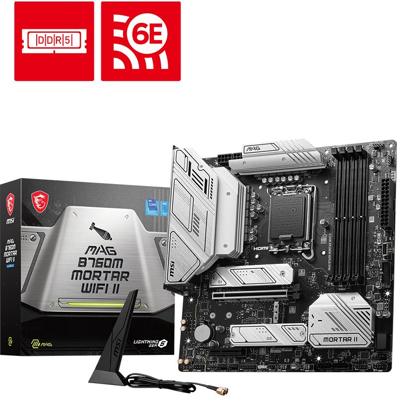 微星 MAG B760M MORTAR WIFI II DDR5迫击炮 图 4