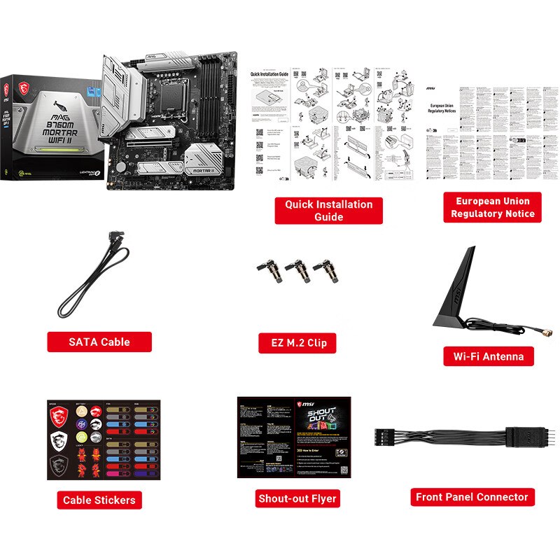 微星 MAG B760M MORTAR WIFI II DDR5迫击炮 图 9