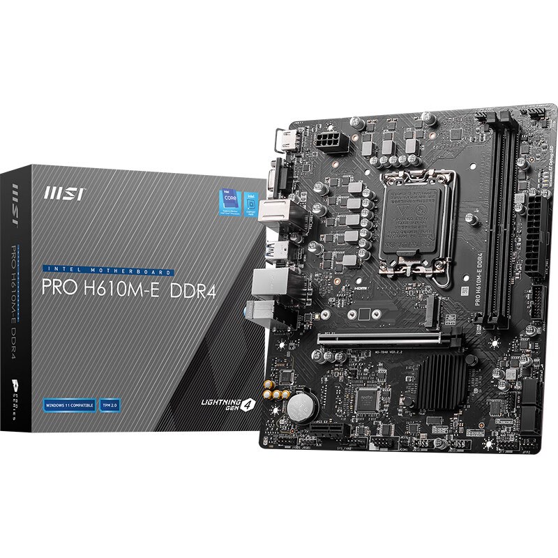 微星 PRO H610M-E DDR4 图 3