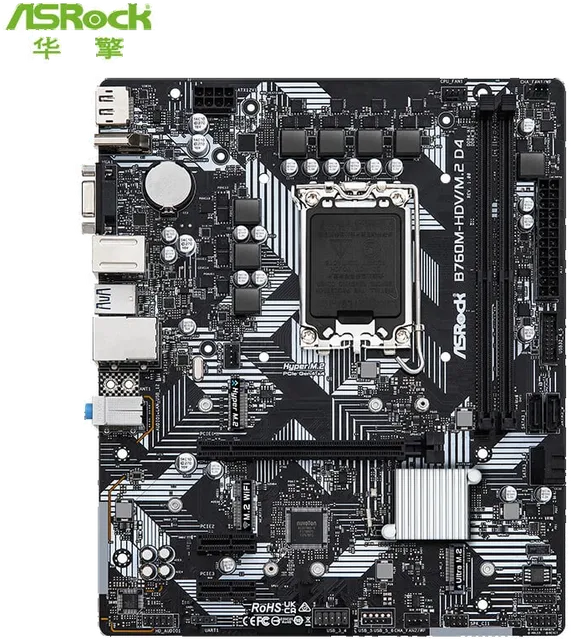 华擎 B760 ASROCK M HDV M.2 D4
