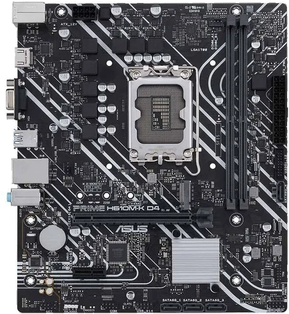 华硕 PRIME H610M-K D4 家用办公