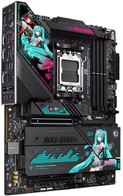 华硕 ROG STRIX X870E-H S MIKU初音未来二次元电竞
