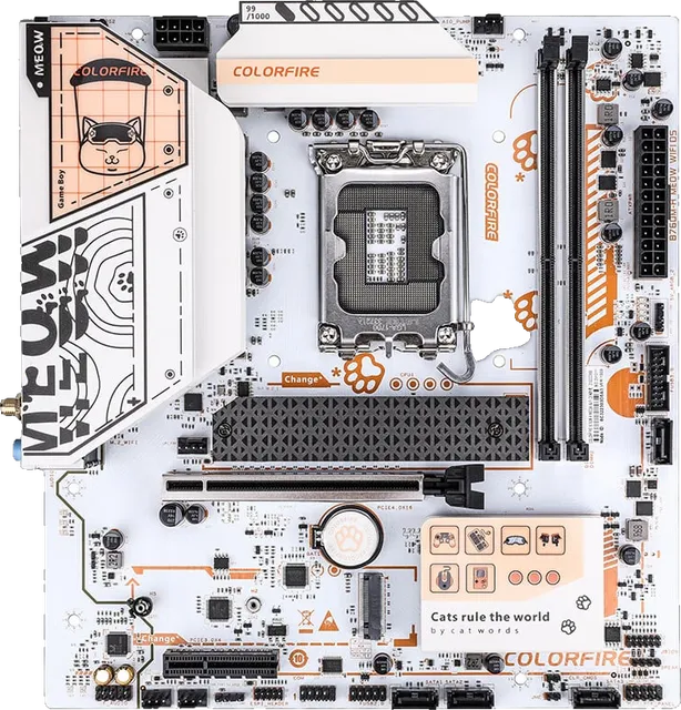 七彩虹 B760M-A MEOW WIFI D5小橘猫DDR5