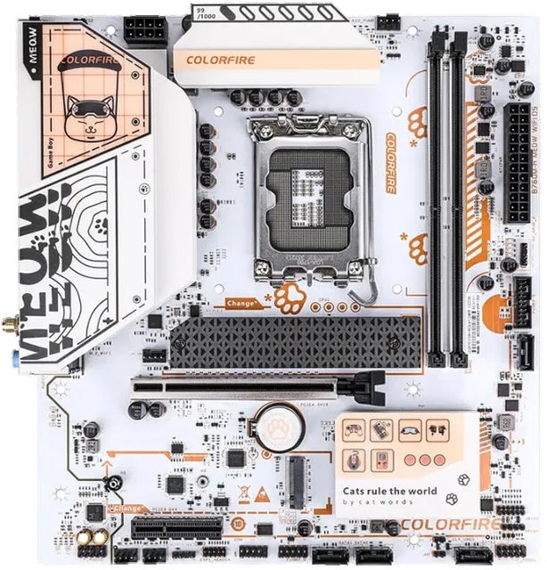 七彩虹 B760M-MEOW WIFI D5橘影橙