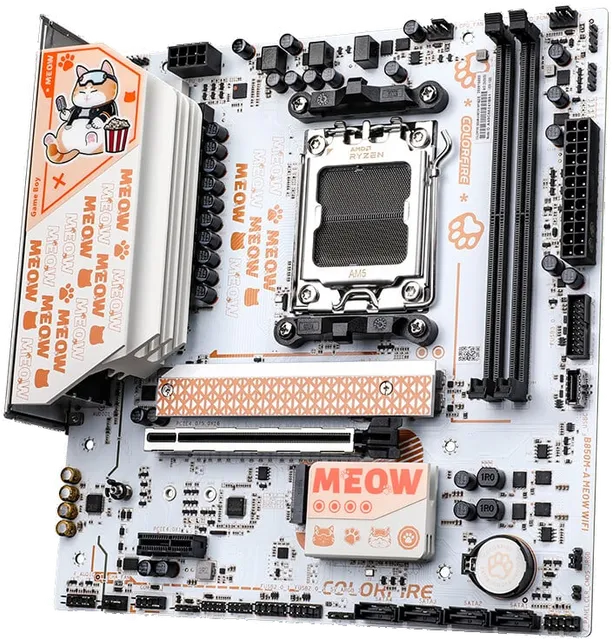 七彩虹 B850 COLORFIRE M A MEOW WIFI VER1.4 DDR5
