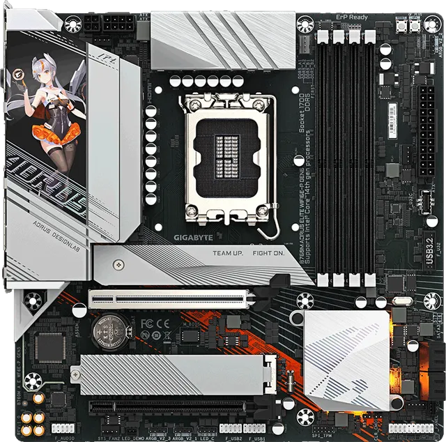 技嘉 雕妹B760M AORUS ELITE WIFI6E-P GEN5 DDR5