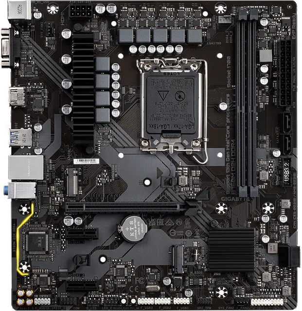 技嘉 超耐久 B760M D2H DDR4