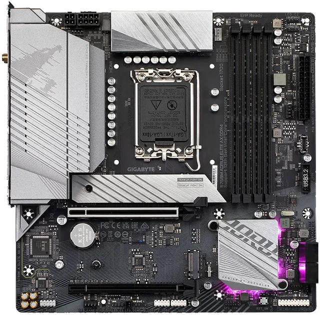 技嘉 小雕WIFI6 B760M AORUS ELITE AX D4