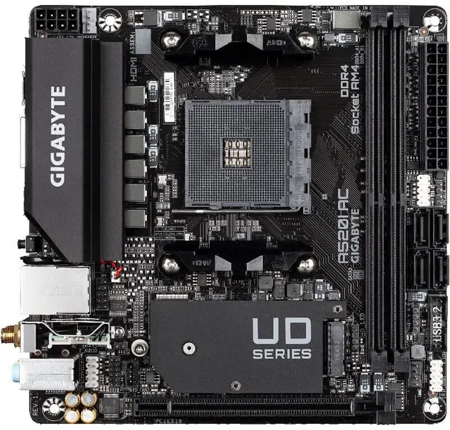 技嘉 A520I AC迷你ITX WIFI5 DDR4