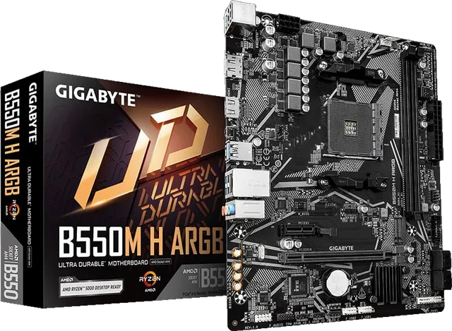 技嘉 B550M H ARGB DDR4