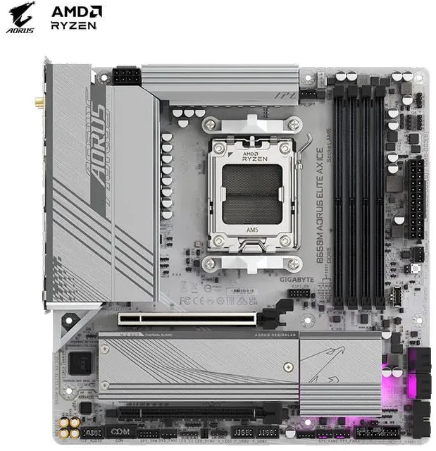 技嘉 冰雕B650M AORUS ELITE AX ICE WIFI6 DDR5