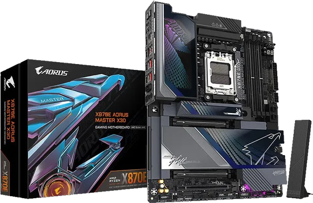 技嘉 超级雕X870E AORUS MASTER X3D DDR5 WIFI7