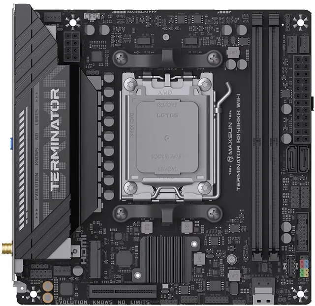 铭瑄 终结者 B850BKB WIFI背靠背ITX