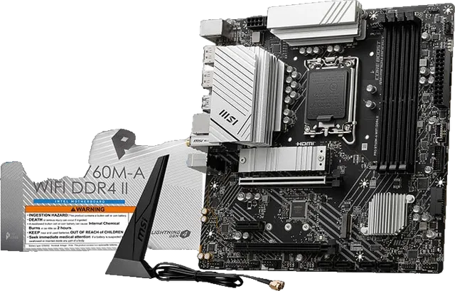 微星 PRO B760M-A WIFI DDR4 II