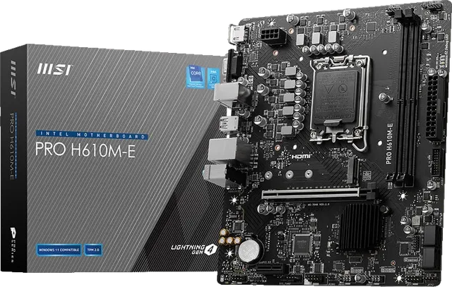 微星 PRO H610M-E DDR5