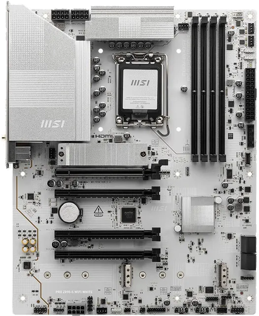 微星 PRO Z890-S WIFI7 WHITE 白色