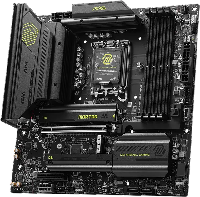 微星 MAG B860M MORTAR WIFI7 DDR5迫击炮