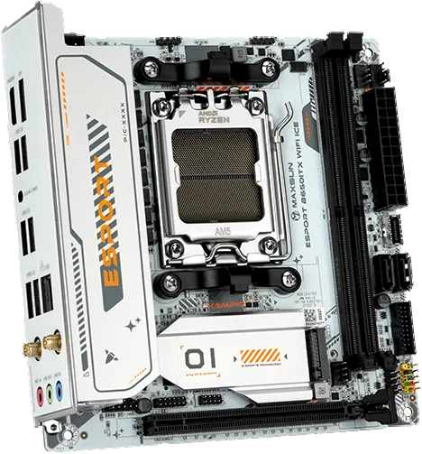 铭瑄 B650 MS ESPORT ITX WIFI ICE DDR5