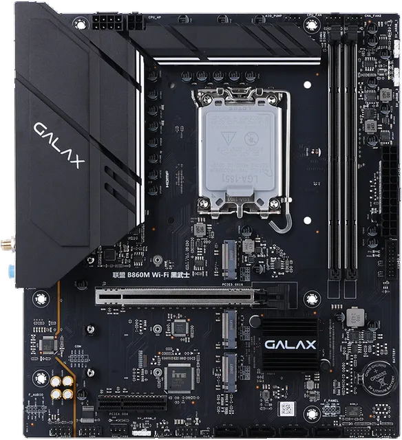 影驰 联盟 B860M WiFi 黑武士