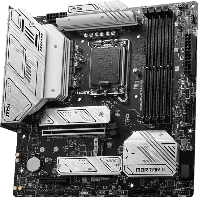 微星 MAG B760M MORTAR WIFI II DDR5迫击炮