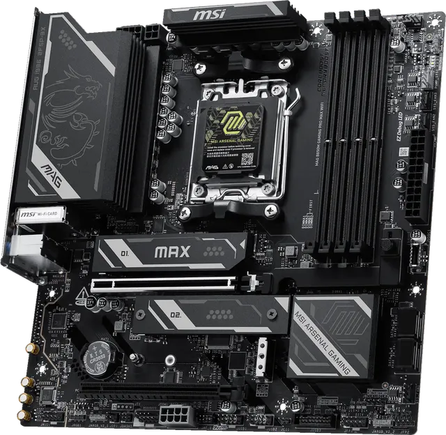 微星 MAG B850M GAMING PRO MAX WIFI小黑龙
