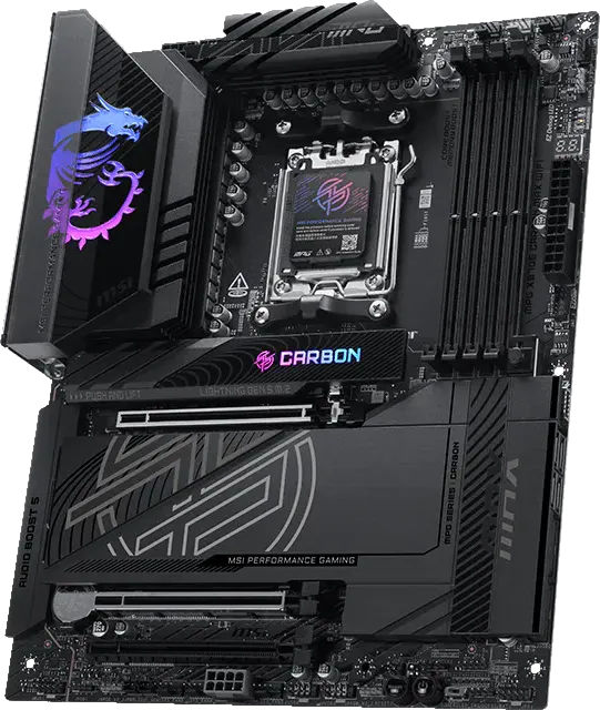 微星 MPG X870E CARBON MAX WIFI暗黑