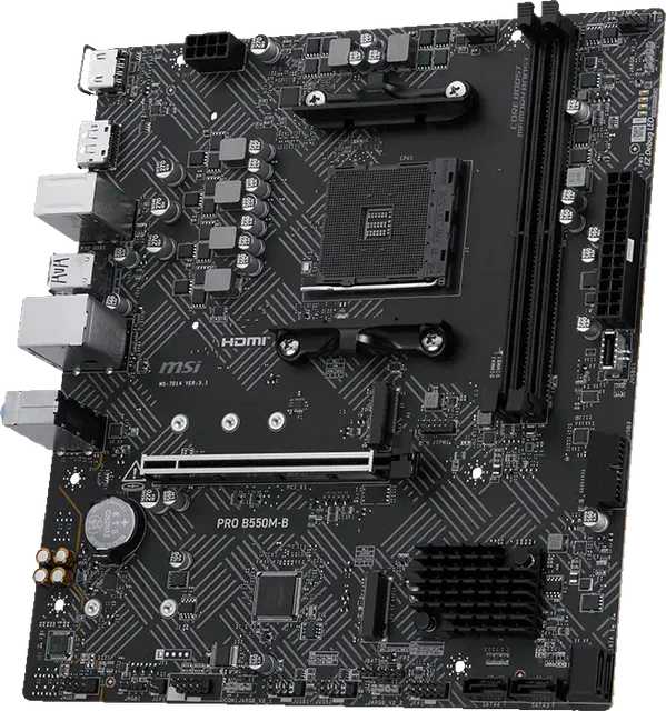 微星 PRO B550M-B DDR4
