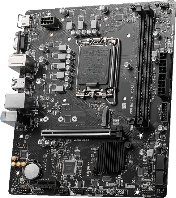 微星 PRO H610M-E DDR4