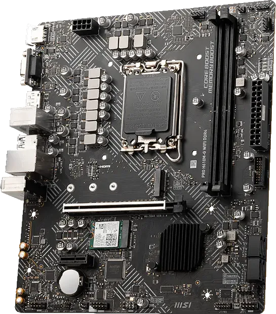 微星 PRO H610M-G WIFI DDR4