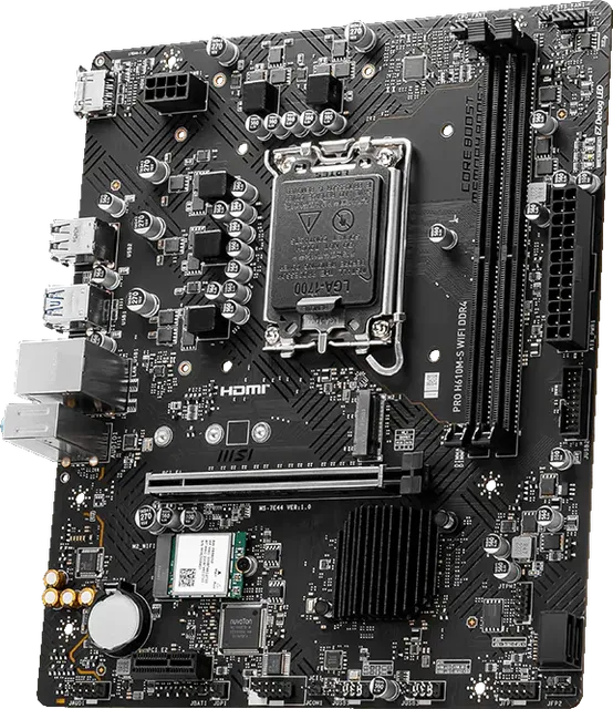 微星 PRO H610M-S WIFI DDR4电脑