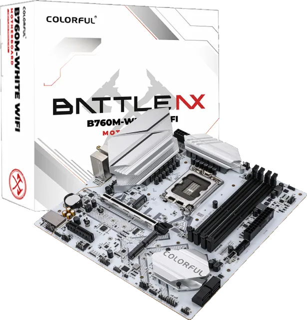 七彩虹 BATTLE-AX B760M-WHITE WIFI V21 冷钢DDR4