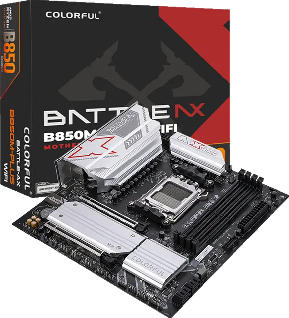 七彩虹 BATTLE-AX B850M-PLUS WIFI V14 黑刃DDR5