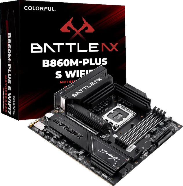 七彩虹 BATTLE-AX B860M-PLUS S WIFI7 V20超级黑刃DDR5